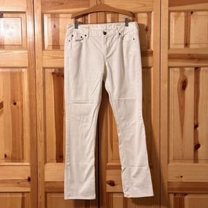 VINTAGE J Crew White Matchstick Straight leg Jeans